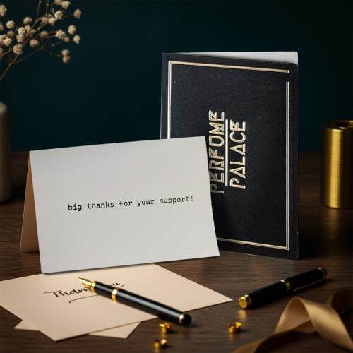 بطاقة إهداء مع عبارة " Big thanks for your support...