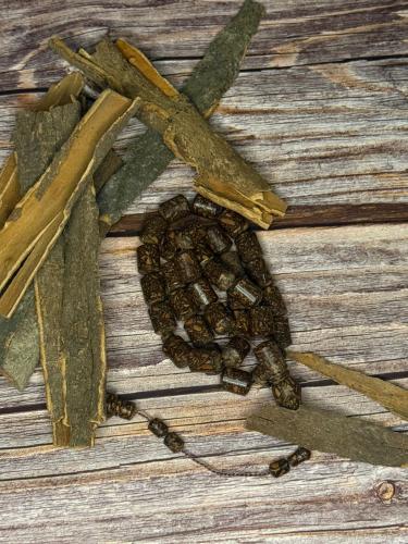 Natural cinnamon prayer beads with cinnamon scent