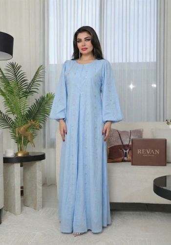 جلابية رمضانية ناعمة بقصة انسيابية من ريڤــان