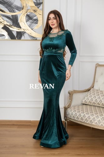 فستان سهره مخمل