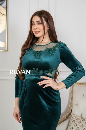 فستان سهره مخمل