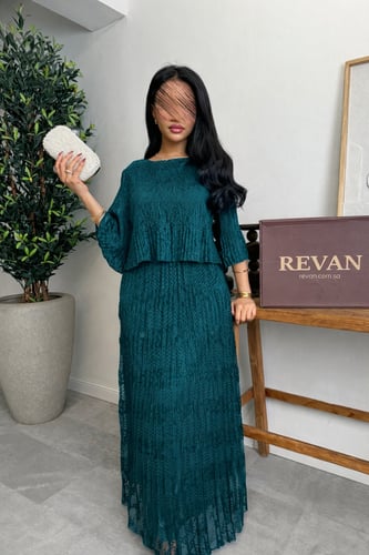 فستان عيد طويل تصميم أنثوي راقي بإحساس فاخر من ريڤ...