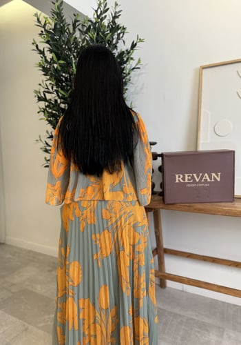 فستان عيد مورد أناقة عصرية من ريڤــان