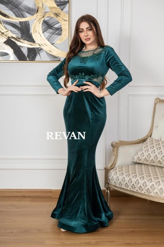 فستان سهره مخمل