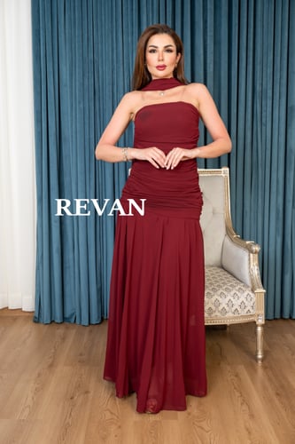 فستان سهره بقصة حورية ناعمة