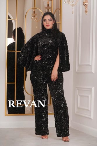 بنطلون مرسوم بالترتر