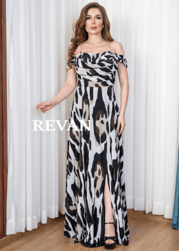 فستان ملكي بلمسة أنيقة وجاذبية