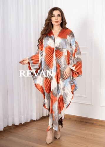 جلابيه راقي بنقشات فريدة ولمسة فاخرة