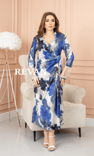 فستان بتصميم مميز وأنيق