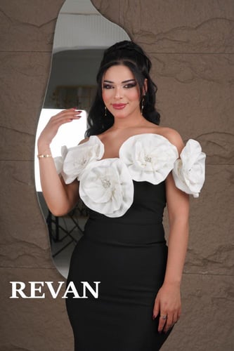 فستان سهرة ورود