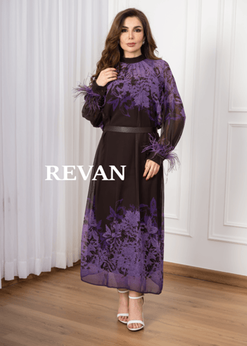 فستان أنيق بتصميم فاخر ولمسات جذابة