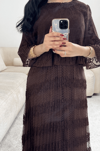 فستان عيد طويل تصميم أنثوي راقي بإحساس فاخر من ريڤ...