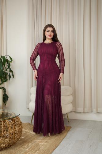 فستان عيد فاخر بتطريز دانتيل أنيق من ريڤــان