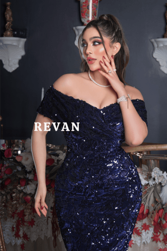 فستان السهرة الأنيق بلمسة ساحرة