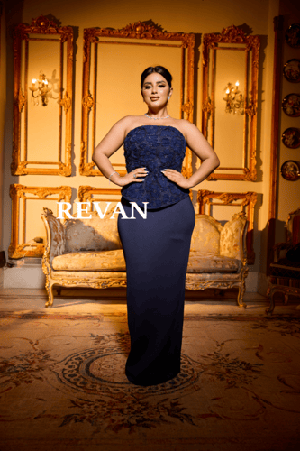 فستان سهرة تاج الرياض