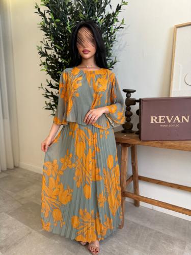 فستان عيد مورد أناقة عصرية من ريڤــان