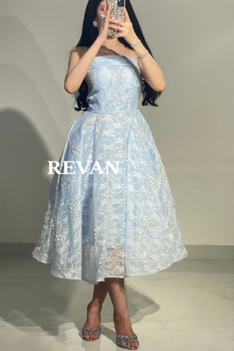 فستان سهرة حكاية الورد