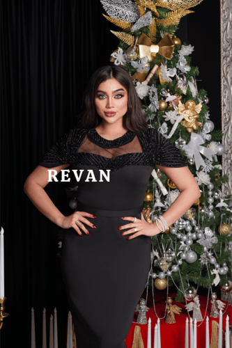 فستان سهرة بلمسات ملكية