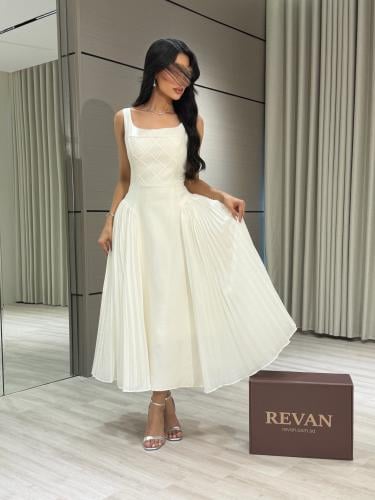 فستان عيد ميدي تصميم أنيق من ريڤــان