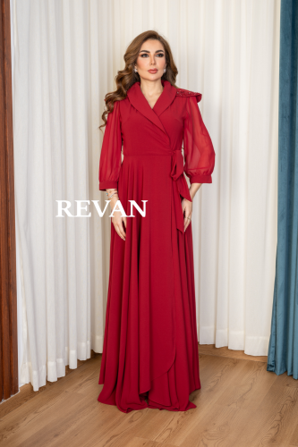 فستان أنيق بتصميم كلاسيكي فخم