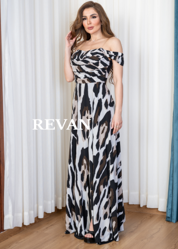 فستان ملكي بلمسة أنيقة وجاذبية