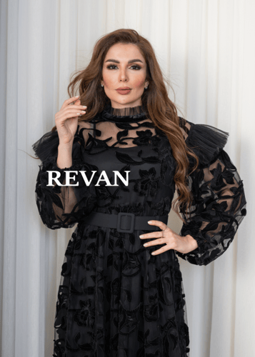 فستان فاخرة بتصميم مخملي