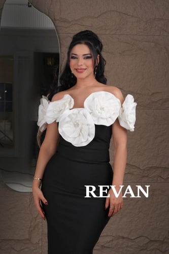 فستان سهرة ورود