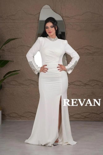 فستان سهرة قصة الحورية