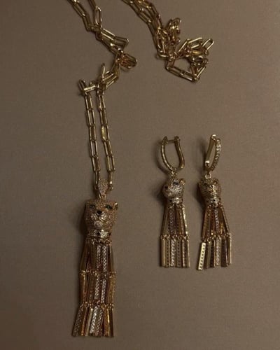 سبحة تايغر ذهبي