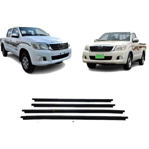 Toyota Hilux 2006-2015 glass moldings + two moldin...
