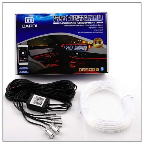 اضاءة نيون طبلون والابواب داخل السيارة