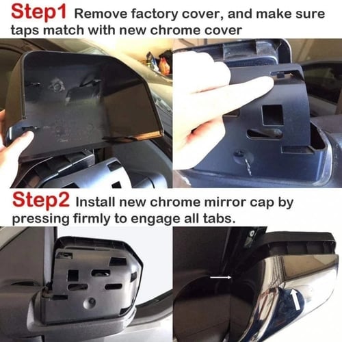 غطاء مرايا كروم جمس وتاهو 2007 - 2014