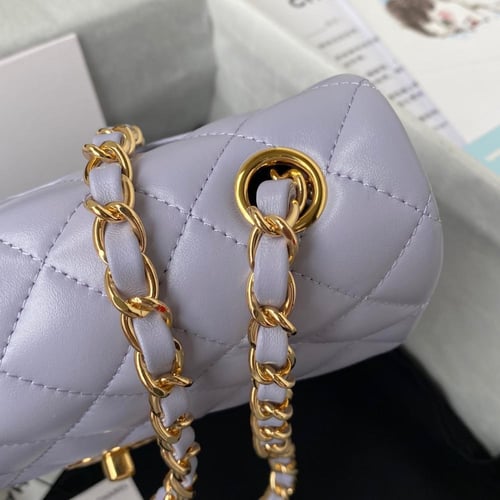 شانيل كلاسيك ميني جلد لامب سكن مقاس 20cm