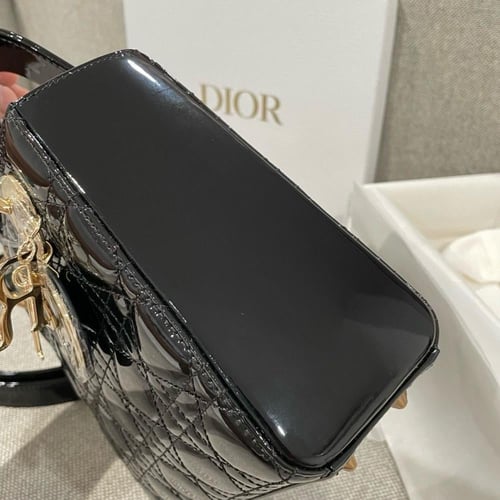 Small Lady Dior Bag مقاس السمول لامع
