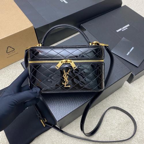 YSL Gaby Vanity shiny leather