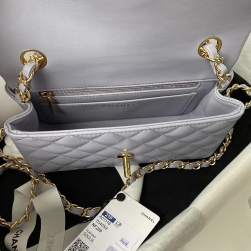 شانيل كلاسيك ميني جلد لامب سكن مقاس 20cm