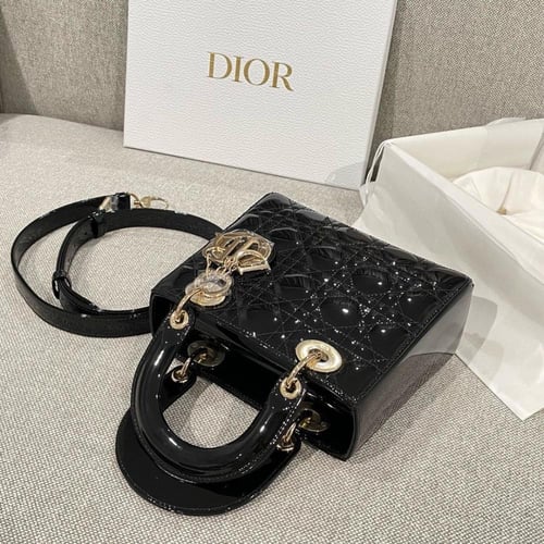 Small Lady Dior Bag مقاس السمول لامع