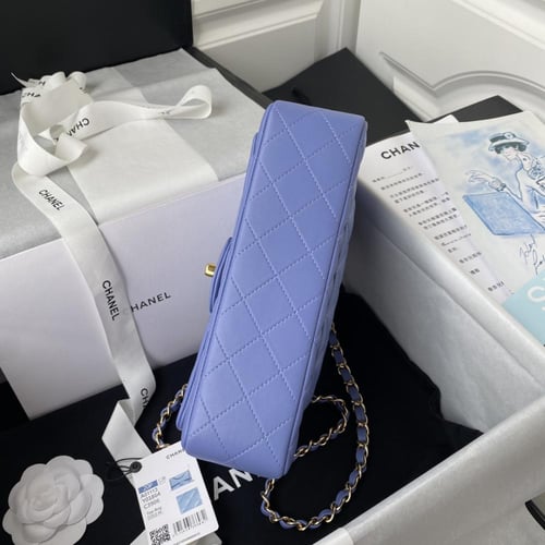 شانيل كلاسيك سمول جلد لامب سكن مقاس 23cm