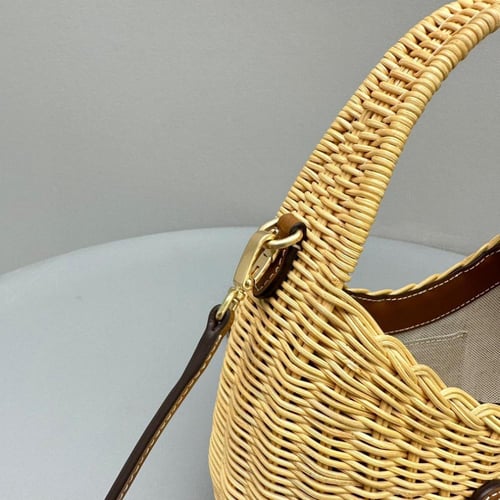 Miu Miu WANDER WICKER HOBO BAG