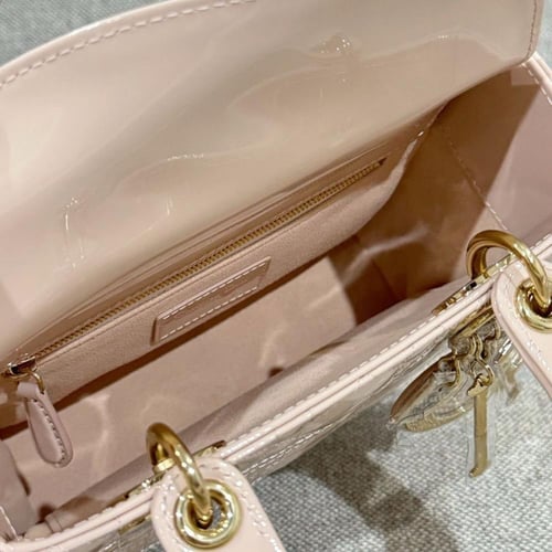 Small Lady Dior Bag مقاس السمول لامع