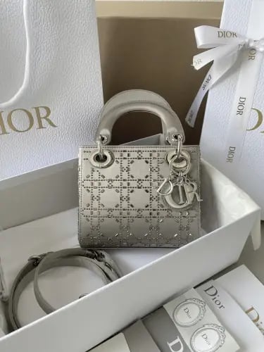 Mini Lady Dior Bag مقاس ميني (كريستال)