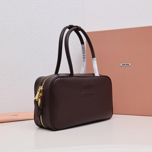 Beau leather top-handle medium