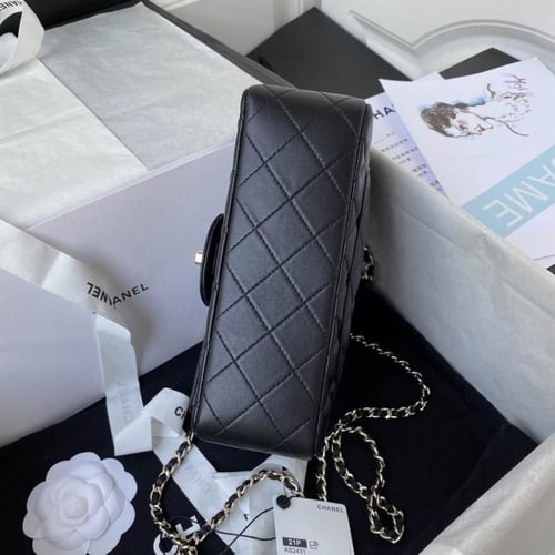 شانيل ‏top handle mini rectangular flap bag ميني