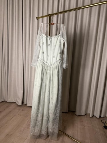 فستان مناسبات فخم تصميمنا الماسه