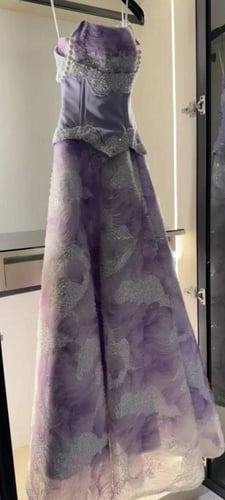 فستان مناسبات فخم موف