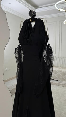 فستان سهره فخم اسود