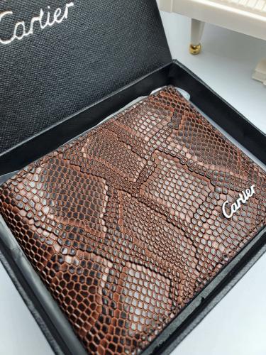 محفظة رجالي كارتير Cartier مصنوعة من الجلد الطبيعي