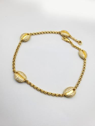 سوارة فضة عيار 925 apm ذهبي