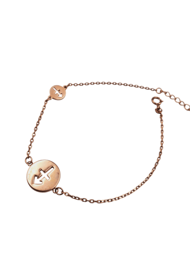 سوارة فضة برج القوس من الفضة الإيطالية