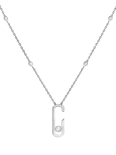 قلادة فضة مسيكا عيار 925